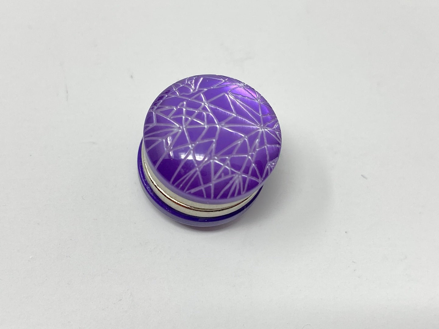 Magnet Pin für Kopftuch Hijab Kopftuchhalter magnetische Brosche Perle 0032 – Violett