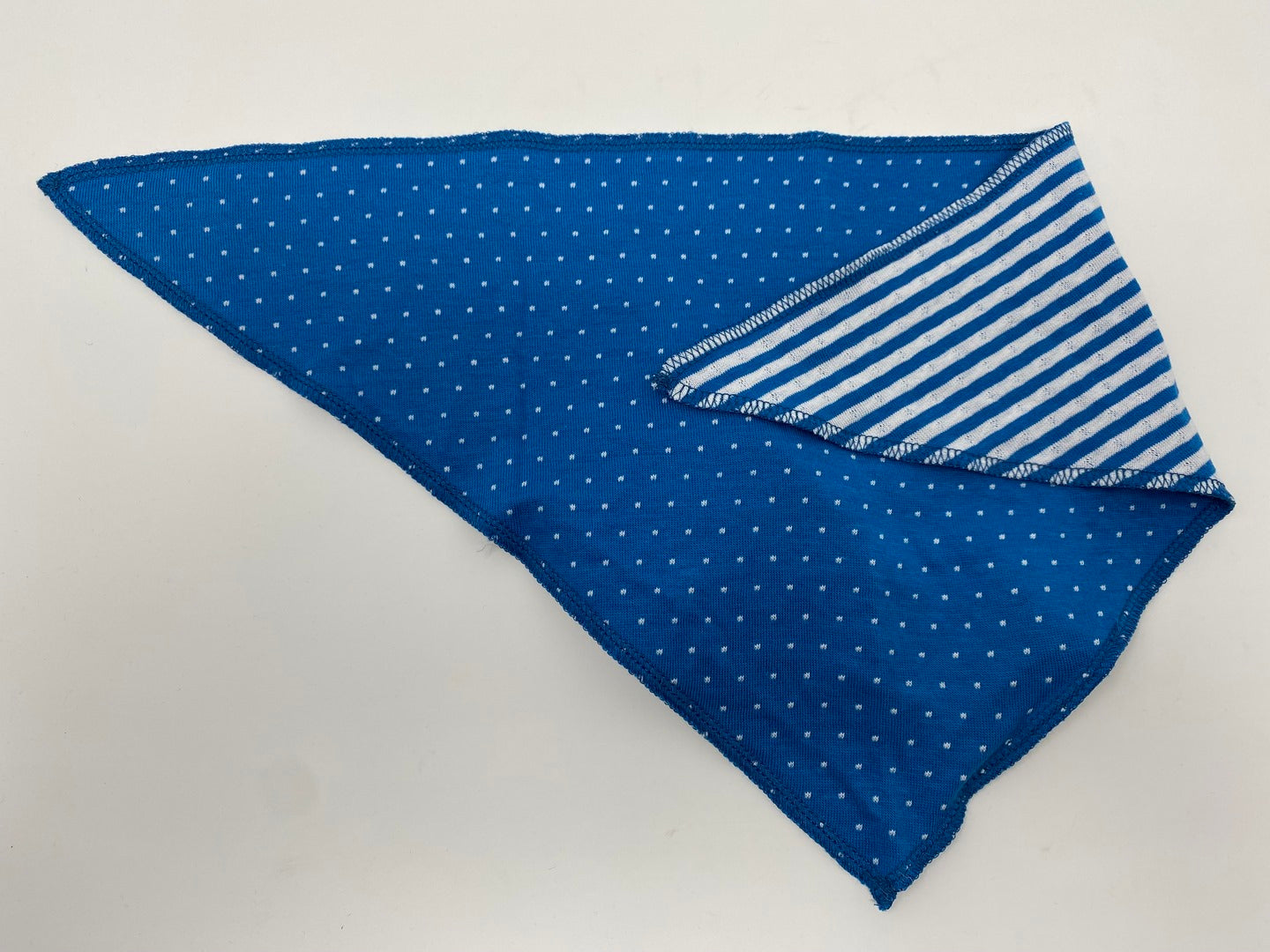 Leela Cotton Dreieck Wende Halstuch Tuch Dreicktuch Lätzchen Blau 100% Bio Baumwolle