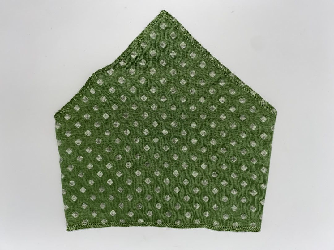 Leela Cotton Dreieck Wende Halstuch Tuch Dreicktuch Lätzchen Blau 100% Bio Baumwolle