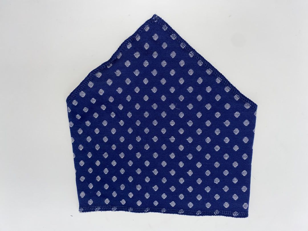Leela Cotton Dreieck Wende Halstuch Tuch Dreicktuch Lätzchen Blau 100% Bio Baumwolle