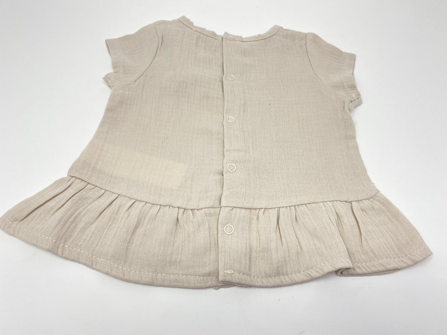 Baby Sommer Set Zweiteiler Musselin Kleidchen & Shorts / Bloomer