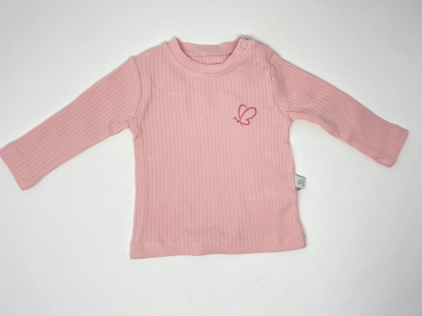 Baby Set 3 Teilig für Neugeborene Strampel Hose Oberteil Mütze Mützchen gerippt Mädchen rosa Teddy Bär