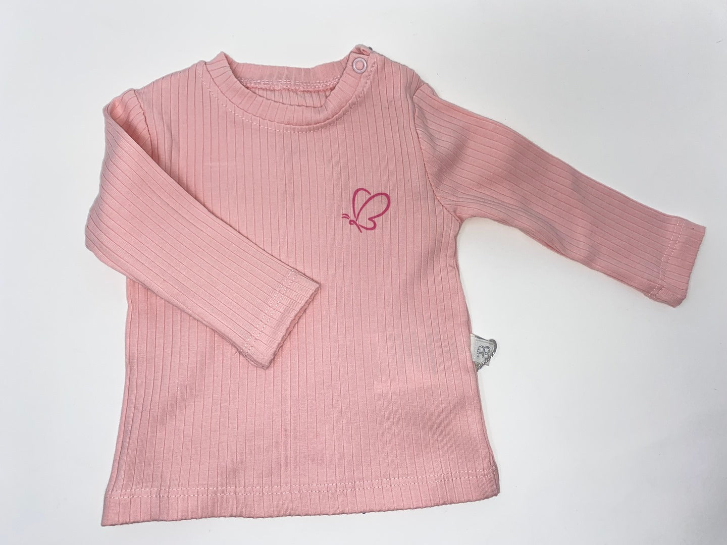 Baby Set 3 Teilig für Neugeborene Strampel Hose Oberteil Mütze Mützchen gerippt Mädchen rosa Teddy Bär