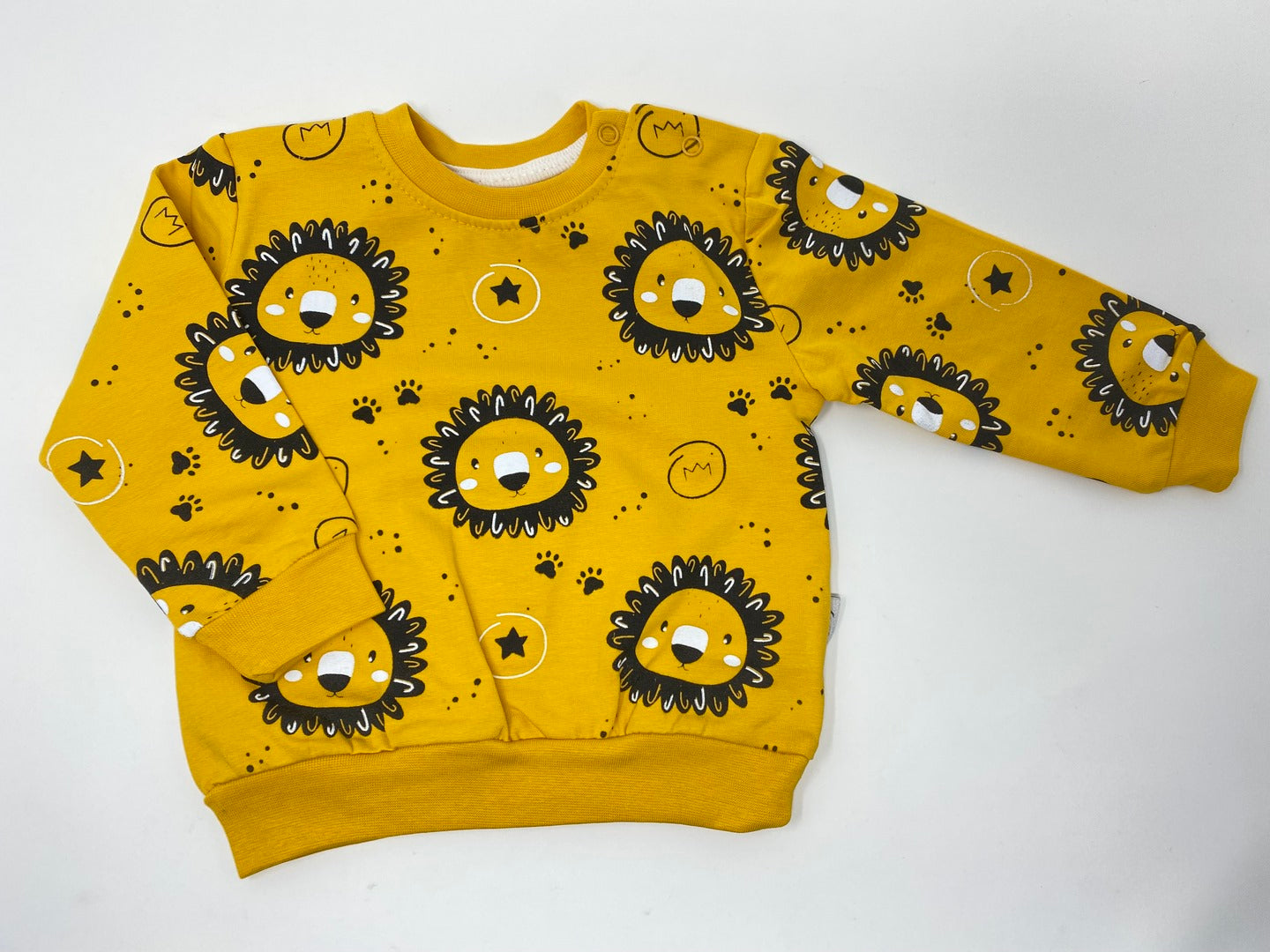 Jungs Baby / Kinder Sweat Shirt Pullover Löwen Lion Langarm
