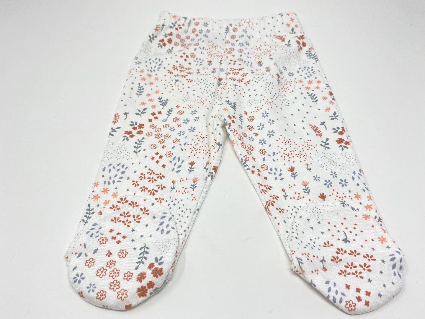 Baby Set 2 Teiler Jersey / Sweat Jäckchen & Strampelhose Hose Blümchen Bambi Reh