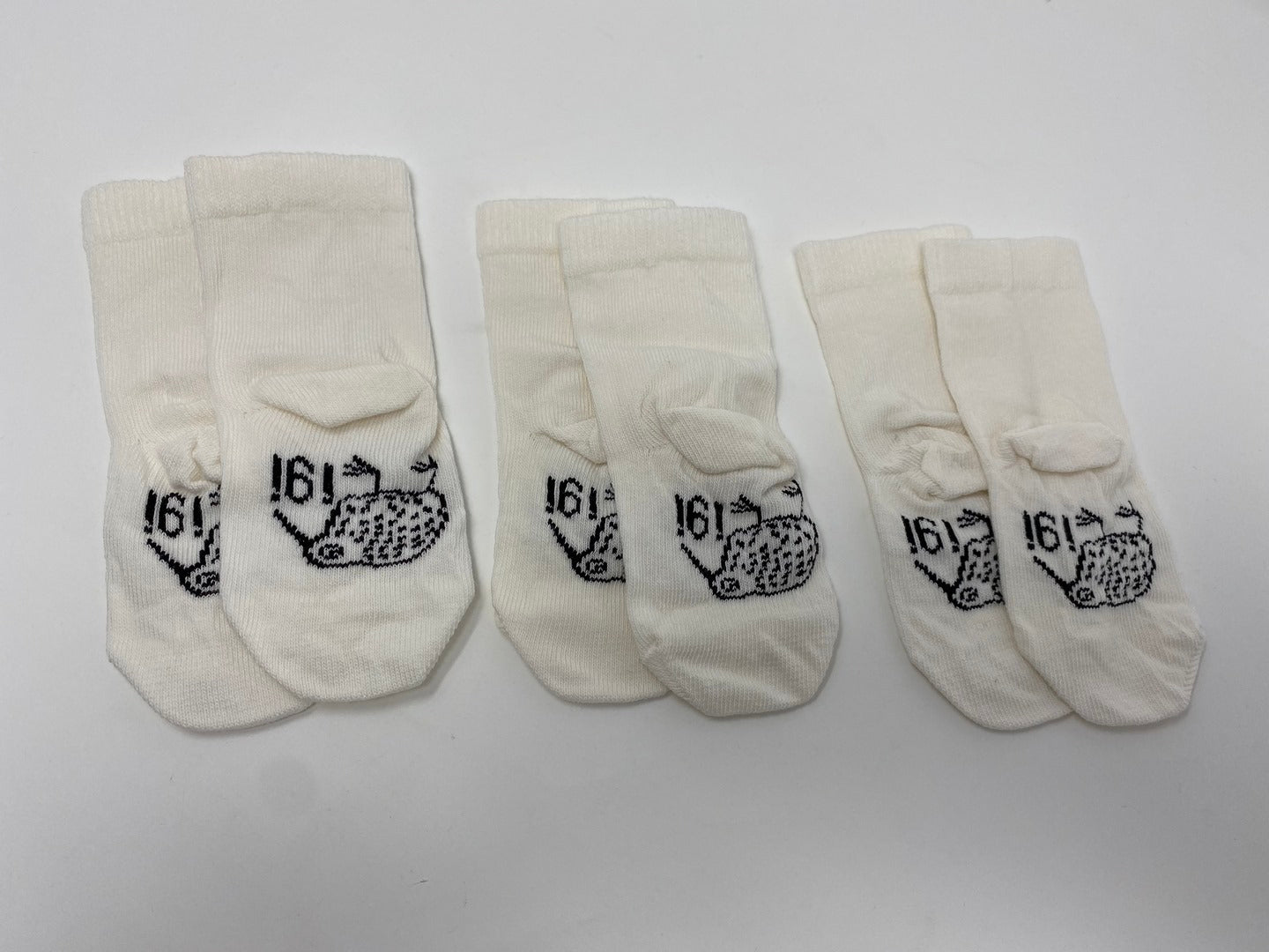 3 x Babysocken Socken / Söckchen Baby Strümpfe Babystrümpfe Babys / Kinder - weiß - Ege Organics 100 % reine BIO Baumwolle