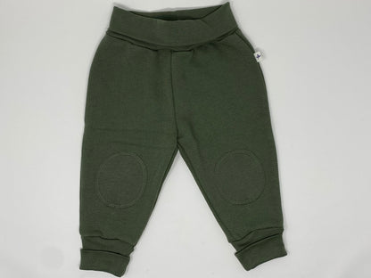 Leela Cotton Baby / Kinder Sweat Hose Pumphose Khaki reine 100 % Bio Baumwolle