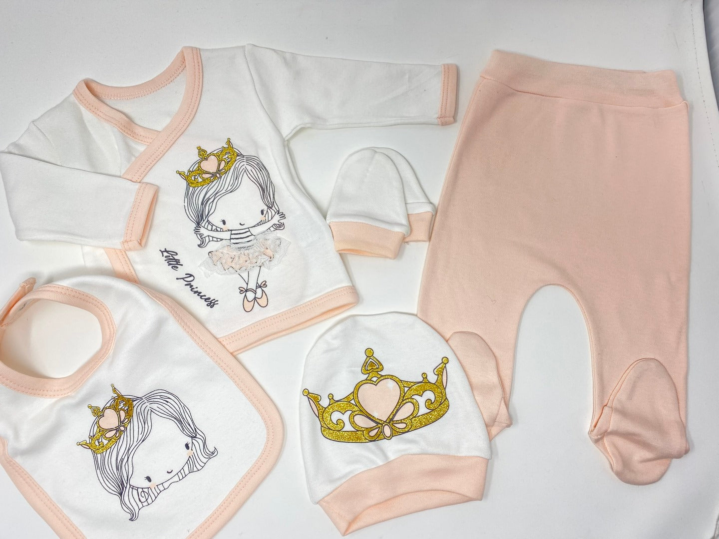 Baby Set 5 Teilig für Neugeborene Prinzessin