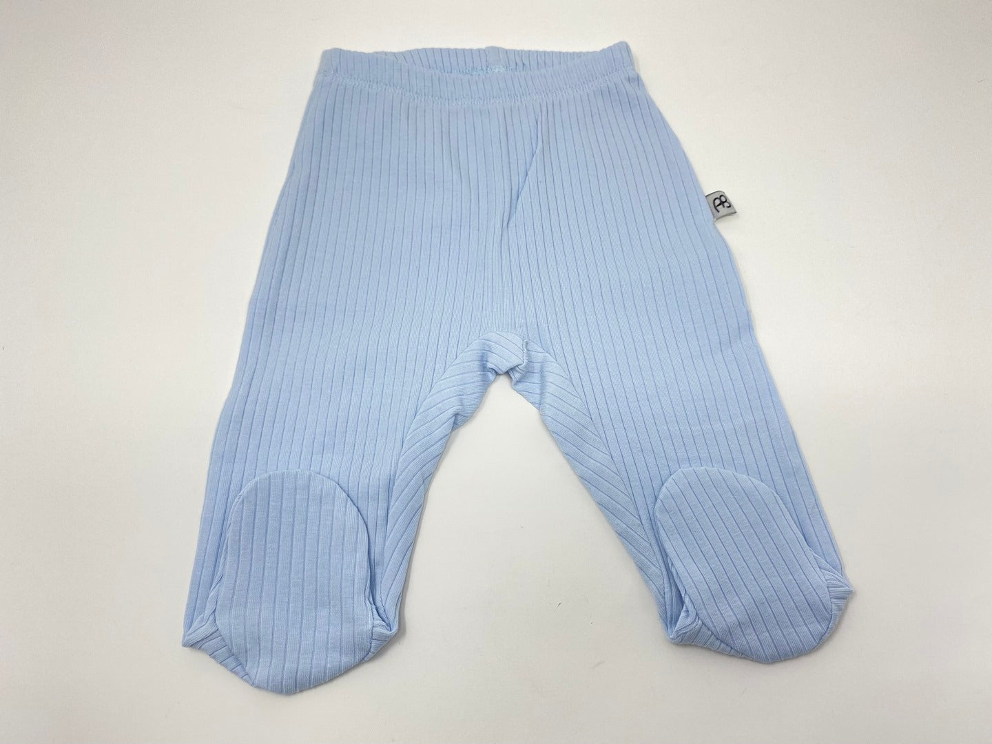 Baby Set 3 Teilig für Neugeborene Strampel Hose Oberteil Mütze Mützchen gerippt Jungen hellblau Teddy Bär