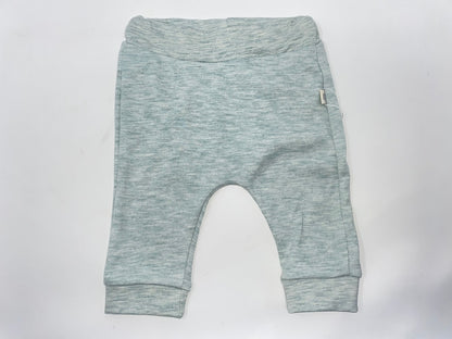 Baby Sweat Hose Wohlfühlhose Jungen 2 er Pack Mint / Grün meliert